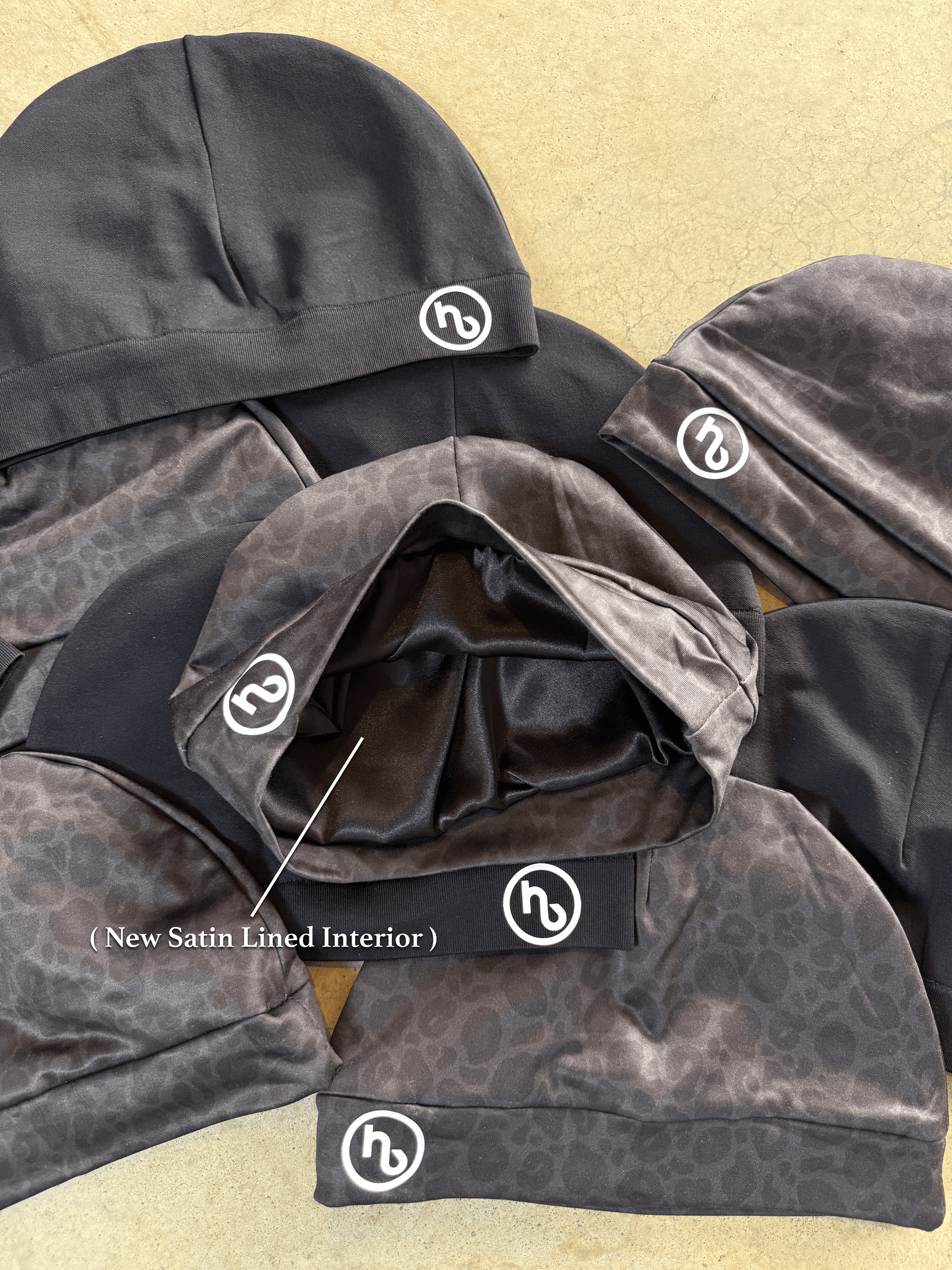 HB Leopard Skull Cap - Satin interior